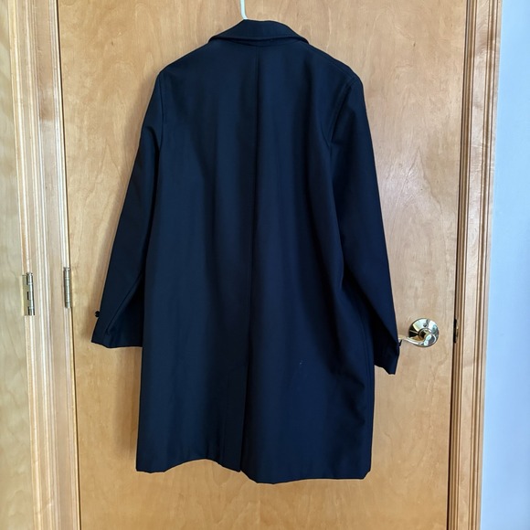 Ralph Lauren LRL Mens Size L Overcoat Jacket Dress Coat Black Front Pockets - Picture 7 of 12